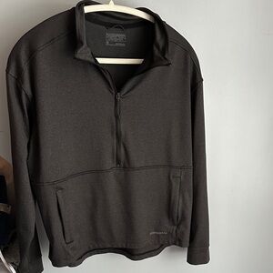 Patagonia Dark Gray Quarter-Zip Pullover